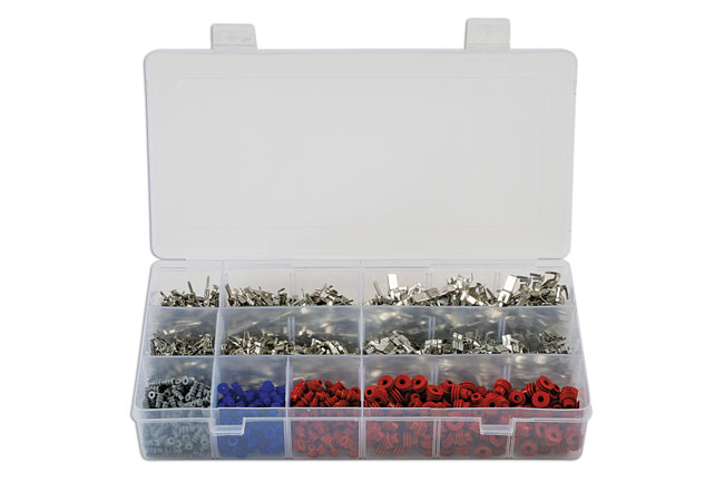 Laser Tools 37399 Assorted Non-Insulated Terminals/Seals - for VW Group 1200pc