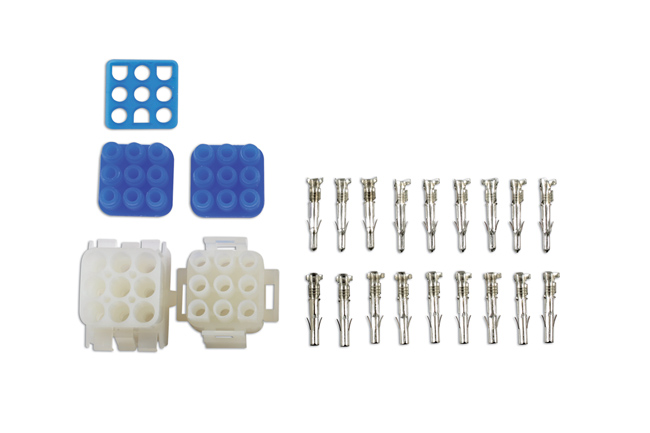 Laser Tools 37515 Mate-N-Lok 9 Pin Connector Kit 23pc