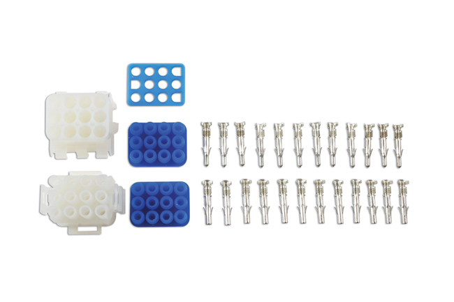 Laser Tools 37516 Mate-N-Lok 12 Pin Connector Kit 29pc