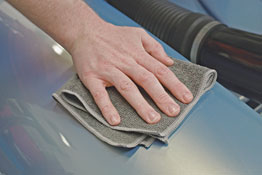 Connect Consumables 37309 Microfibre Yellow & Grey Cloths in Dispenser Box