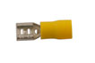 30211 Yellow Female Push-On Terminal 9.5mm 100pc