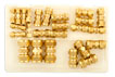 31880 Assorted Imperial Brass Tube Couplings 25pc