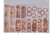 34357 Assorted Copper Sealing Washers Metric Box 250pc
