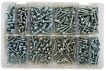 35001 Assorted Self Tapping Pan Pozi Screws 8-12 Box 330pc