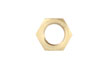 35415 Brass Nut M10 x 1.5 x 17mm Hex 10pc