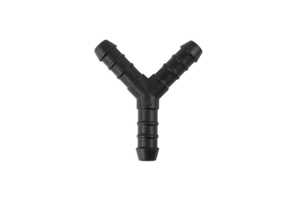 Plastic Pipe Joiner YPiece 10mm Pack 5 Part No. 37270 Part of the Pipe Joiners / Hose