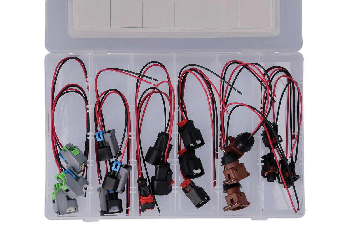 Assorted Bosch Injector Connector Kit 18 Pieces Part No. 37550